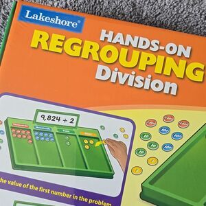 Hands-On Division Regrouping Kit Lakeshore 3rd 4th 5th Grade Ages 8-10 NEW NIB